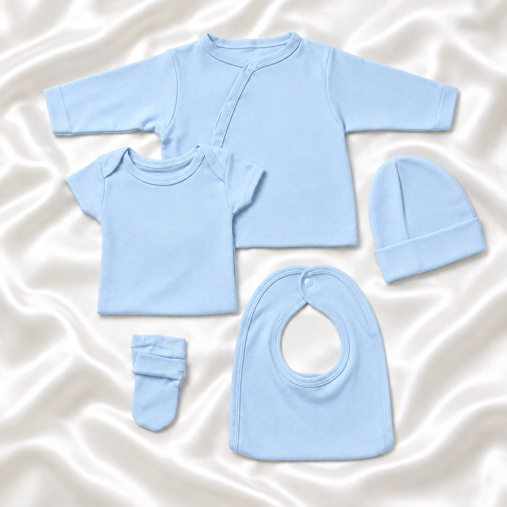 Ensemble naissance 5 pièces personnalisé