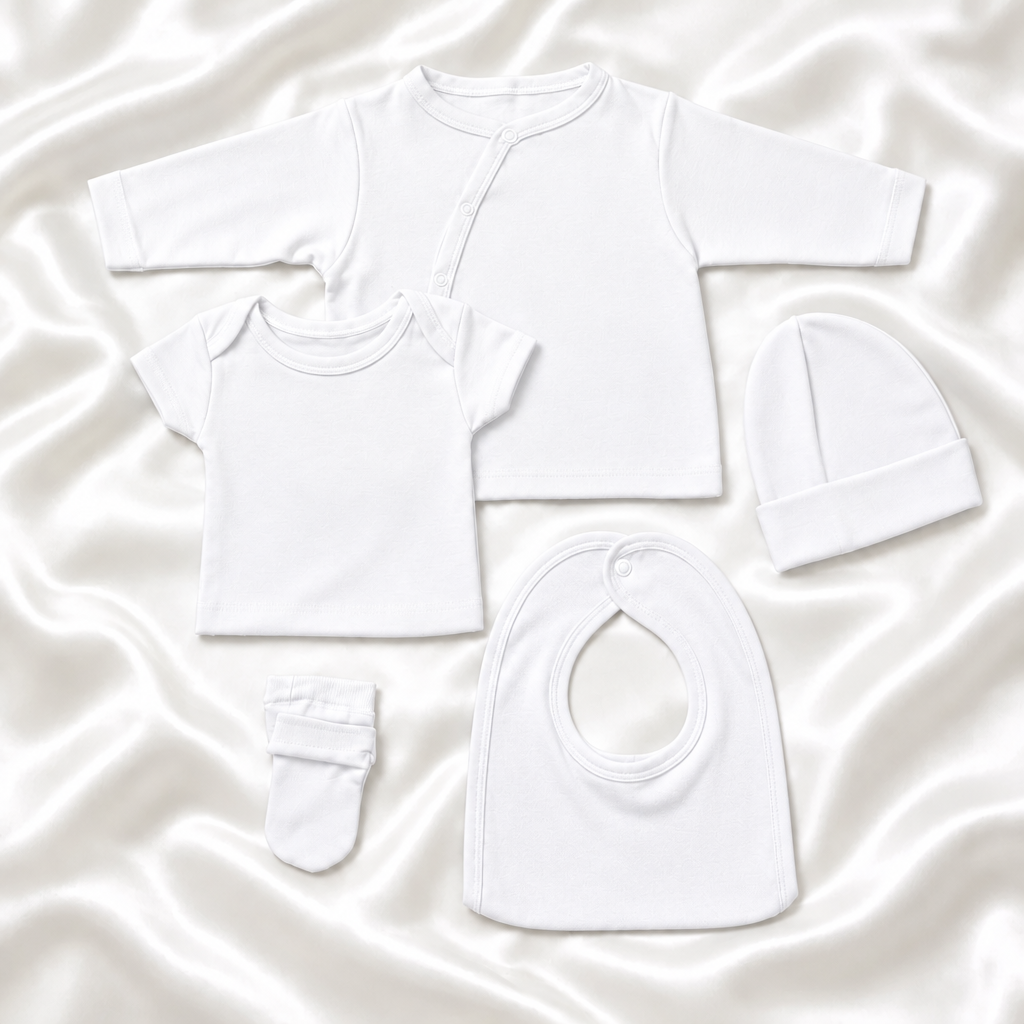 Ensemble naissance 5 pièces personnalisé
