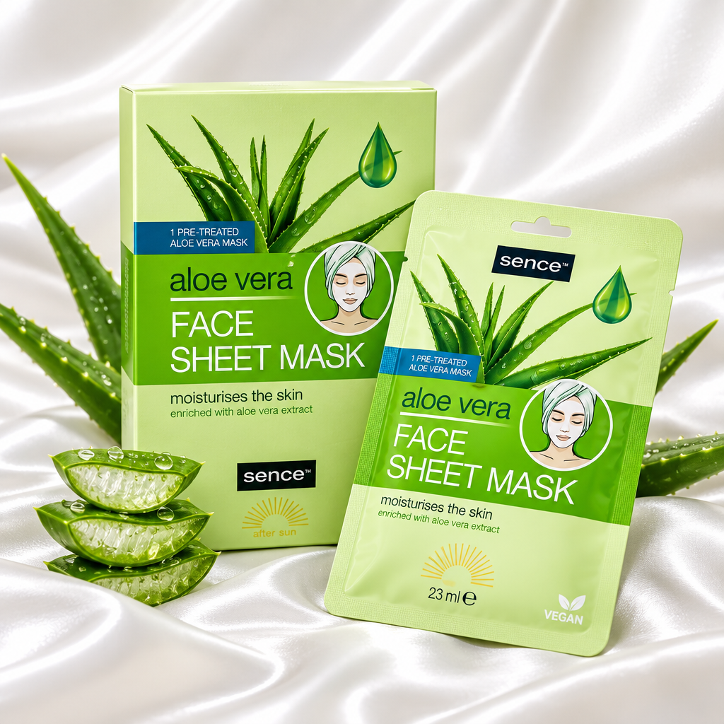 Masque Tissu Visage Aloe Vera Hydratant