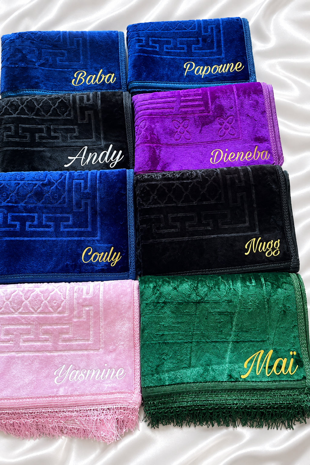 Tapis de prière personnalisé