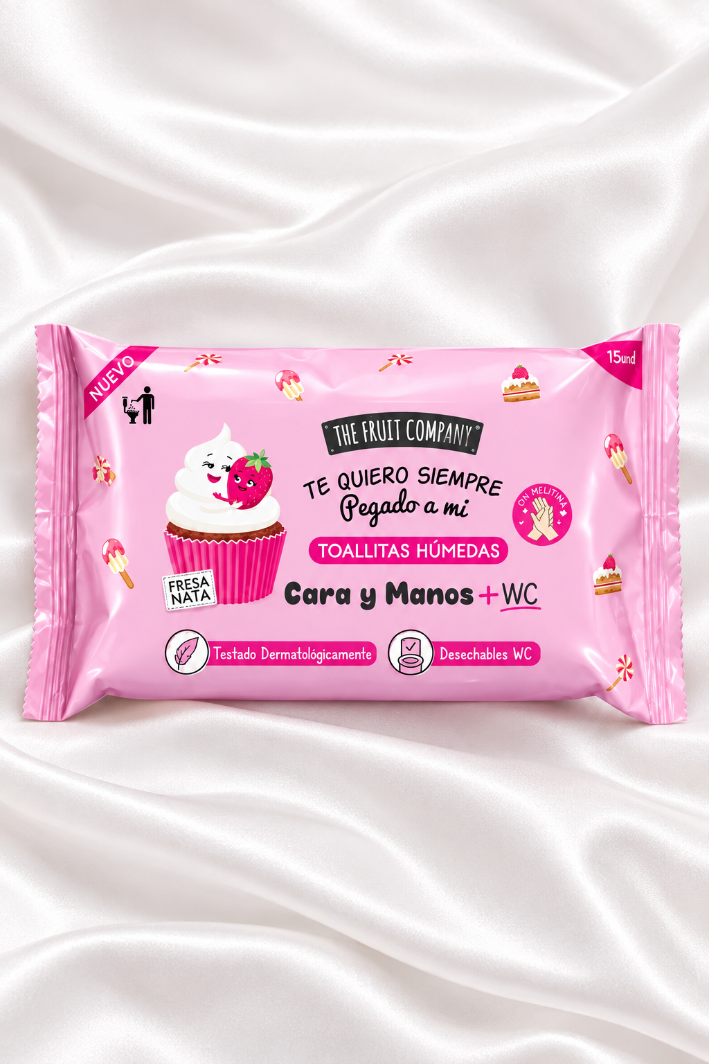 Lingettes Humides Fraise Chantilly